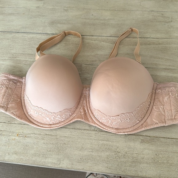 Torrid Curves Bombshell Everyday Strapless Push-Up Bra SZ 46C - Picture 5 of 14